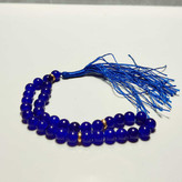 تسبیح 33 دانه آبی سنگی