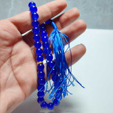 تسبیح 33 دانه آبی سنگی