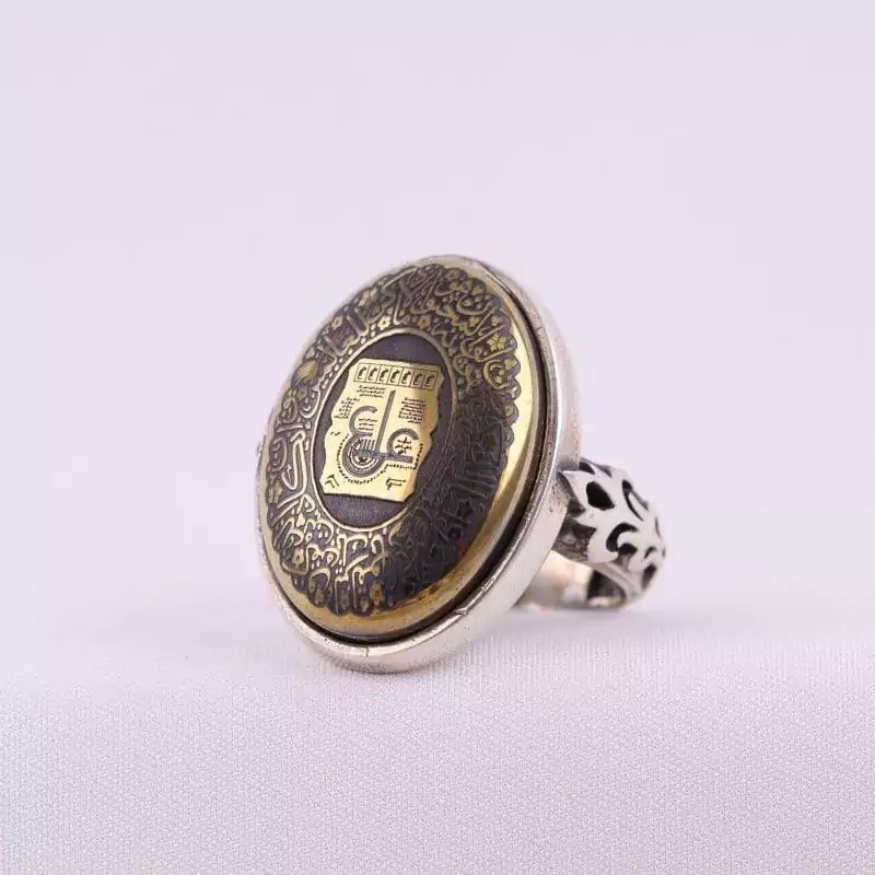انگشتر حدید اصل مردانه حرز عین علی (ع)