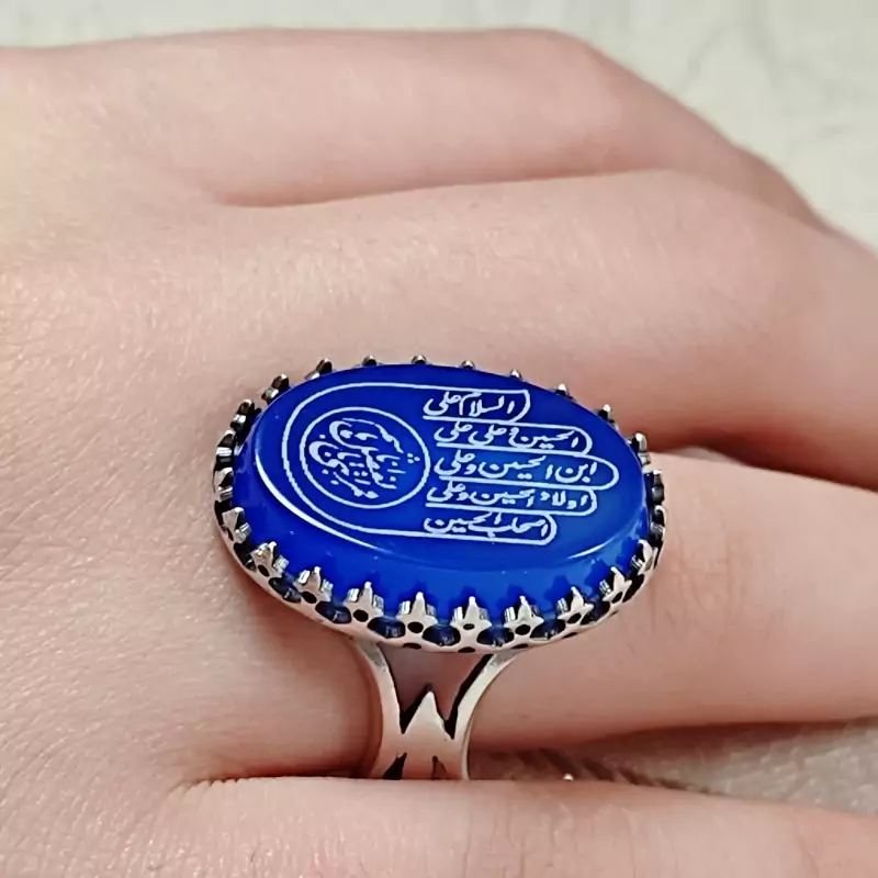 انگشتر مردانه کف العباس