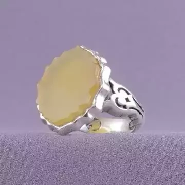 انگشتر مردانه اصل شرف الشمس مدل شمسه درشت کد 04/174