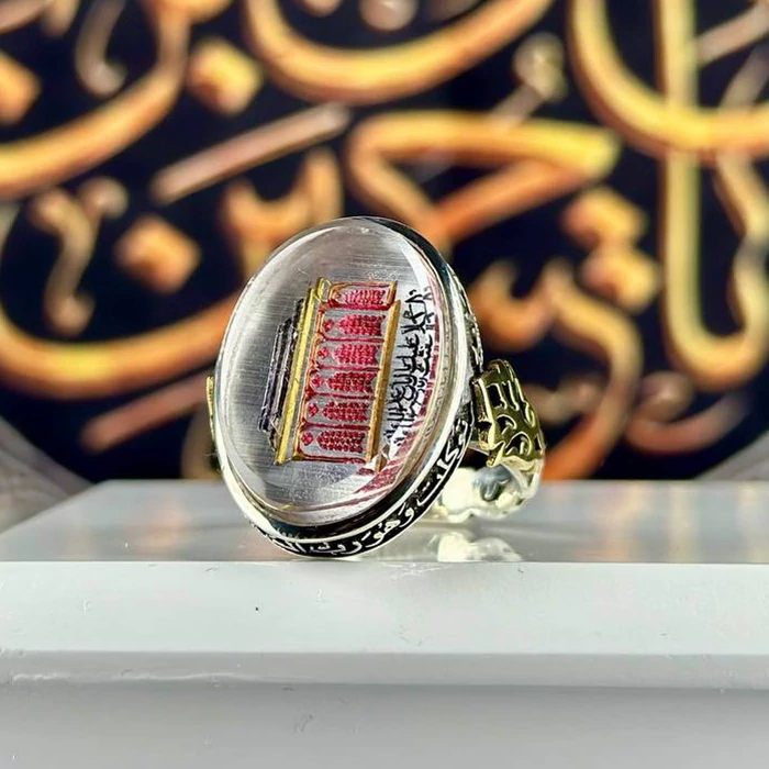 انگشتر نقره مردانه در نجف اصل ضریح امام حسین (ع)