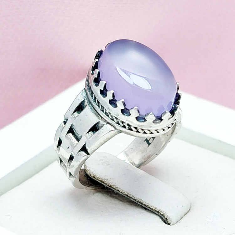 انگشتر عقیق سوسنی اصل مردانه