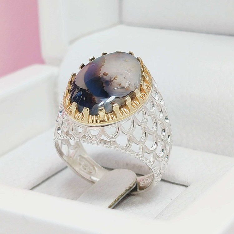 انگشتر شجر قائن اصل مردانه