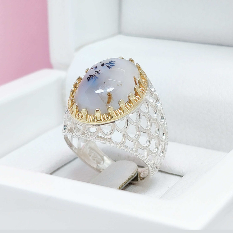 انگشتر شجر قائن اصل مردانه