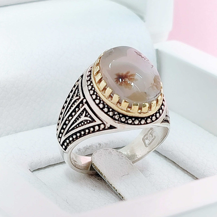 انگشتر شجر تک گل قائن اصلی