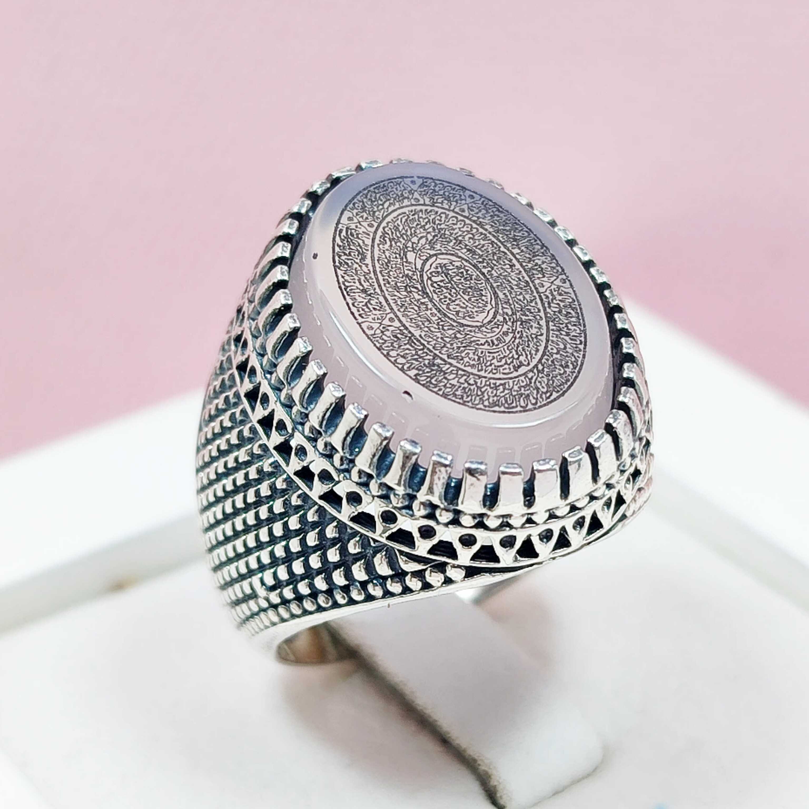 انگشتر سوسنی اصلی و معدنی 16 ذکر لیزری