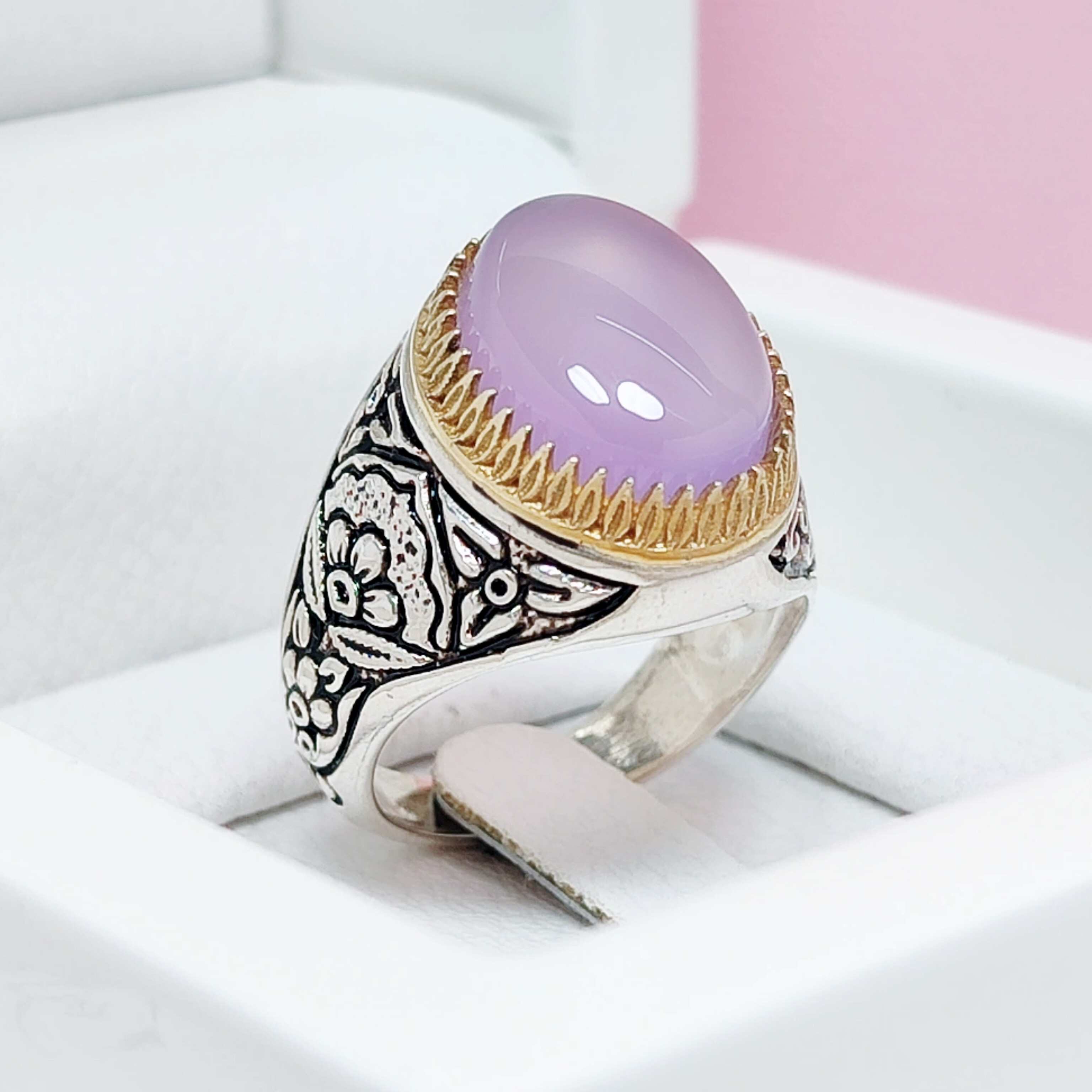 انگشتر مردانه سوسنی اصلی و معدنی