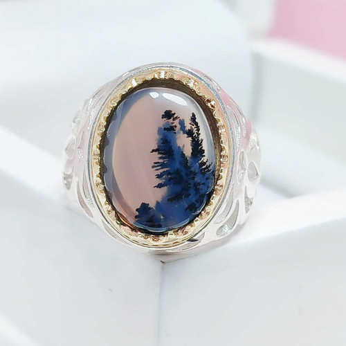 انگشتر شجر قائن اصلی رکاب شبکه کاری