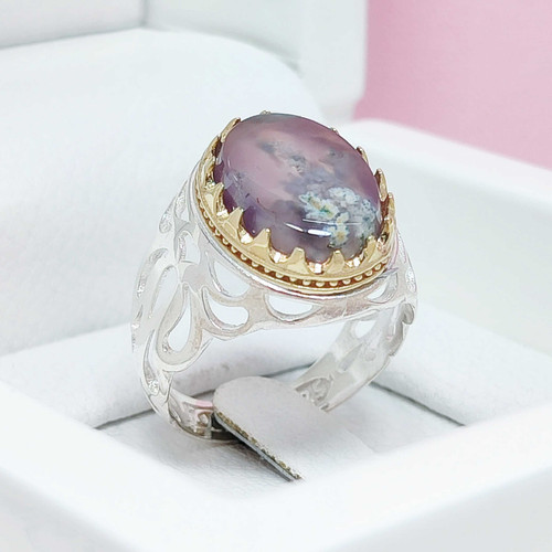 انگشتر شجر بهاره سوسنی رکاب مدل شبکه کاری