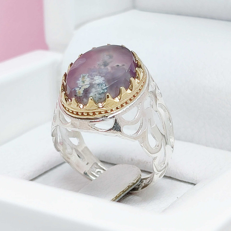 انگشتر شجر سوسنی اصلی رکاب مدل شبکه کاری