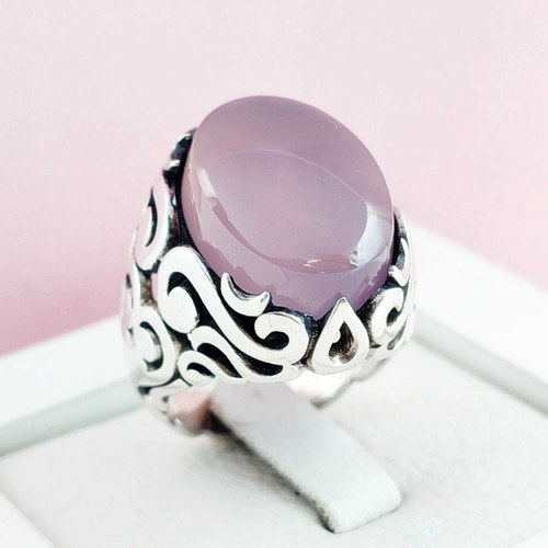 انگشتر عقیق سوسنی یمنی مردانه اصلی