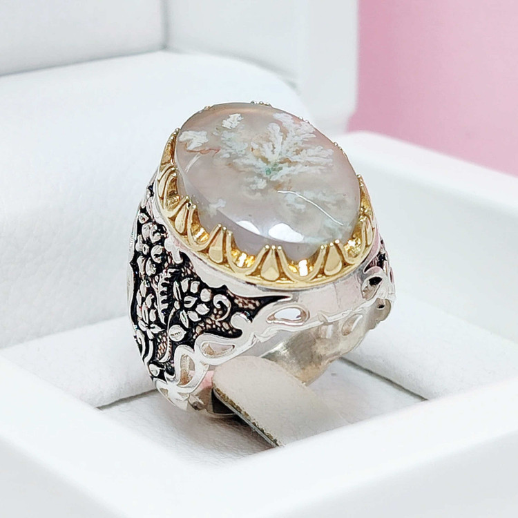 انگشتر شجر طبیعی بهاره اصلی مردانه