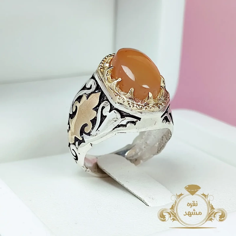 انگشتر عقیق یمنی اصلیمدل 1