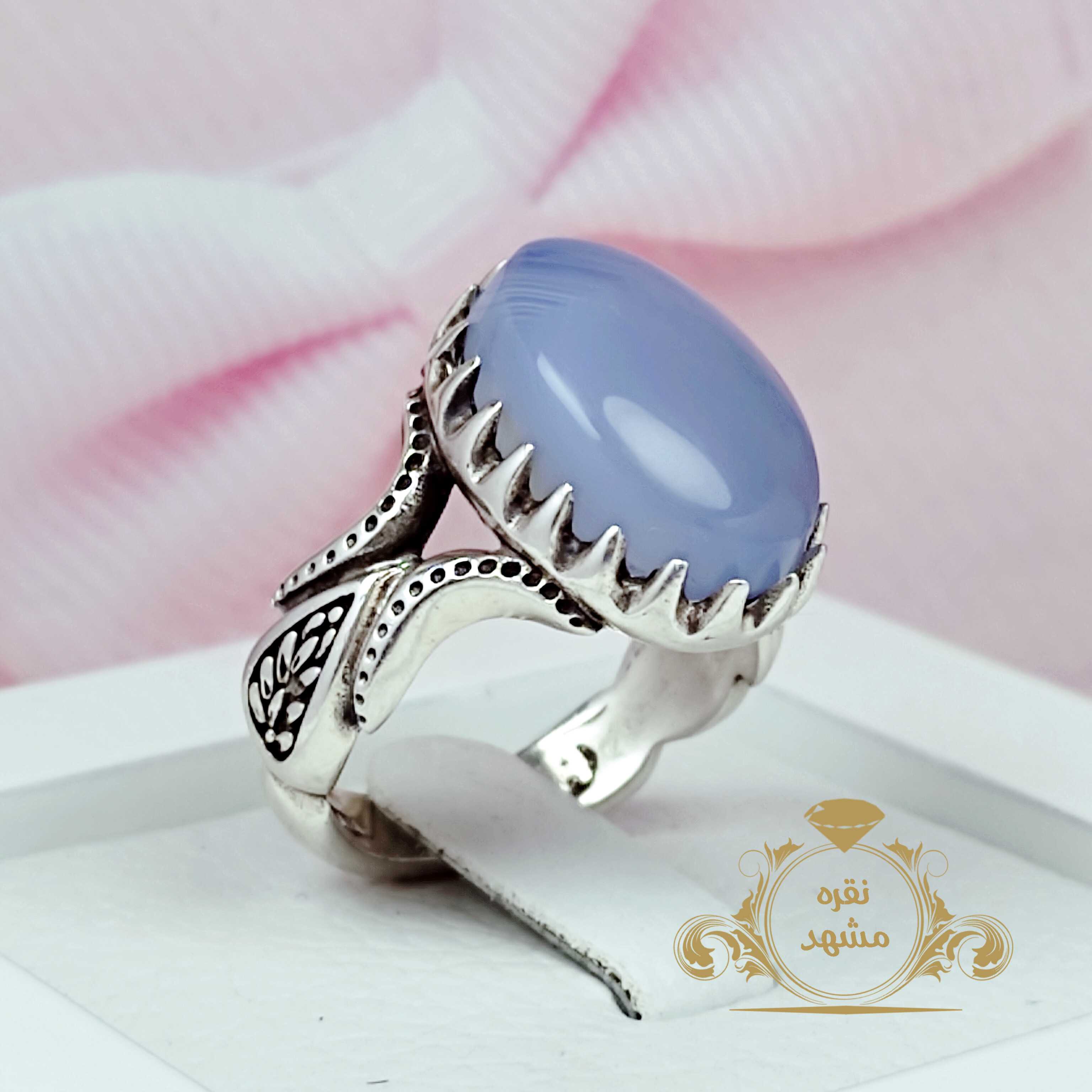مردانه عقیق کبود یمنی