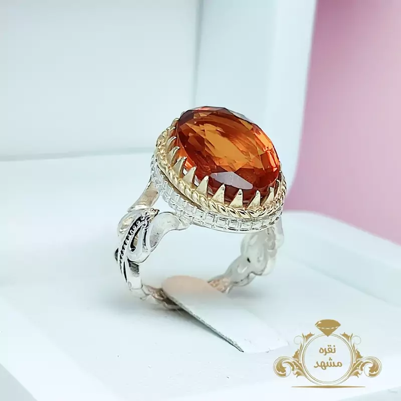 انگشتر نقره مردانه سنتاتیک(کد 1036)