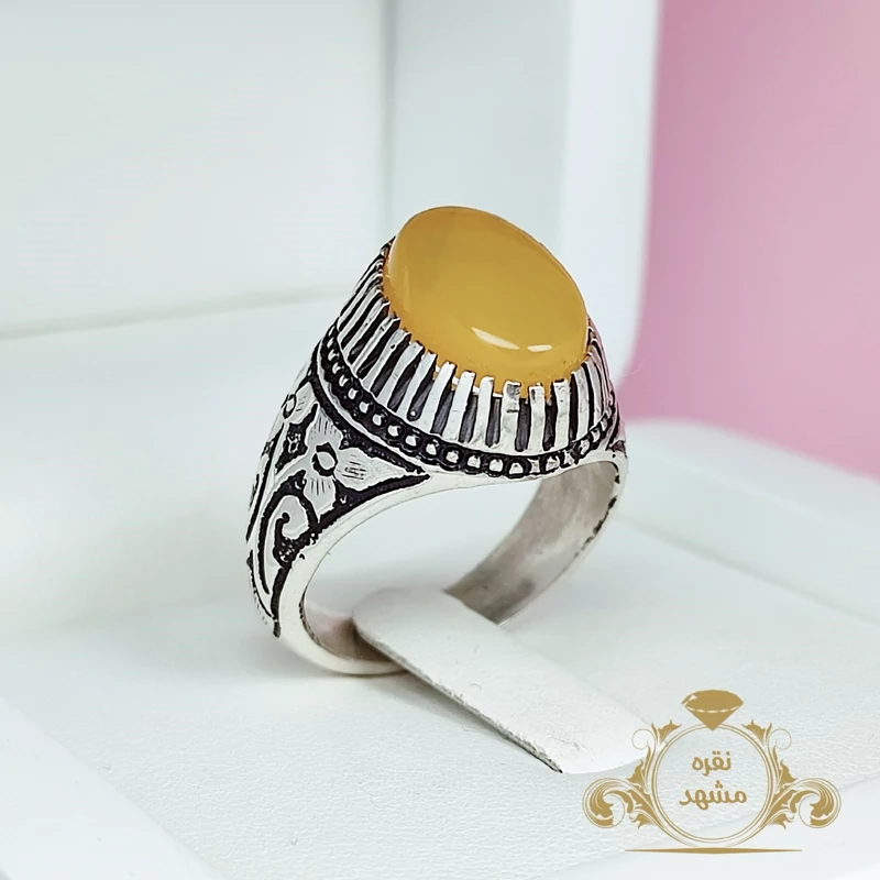 انگشتر شرف الشمس مردانه اصل (کد 1111)