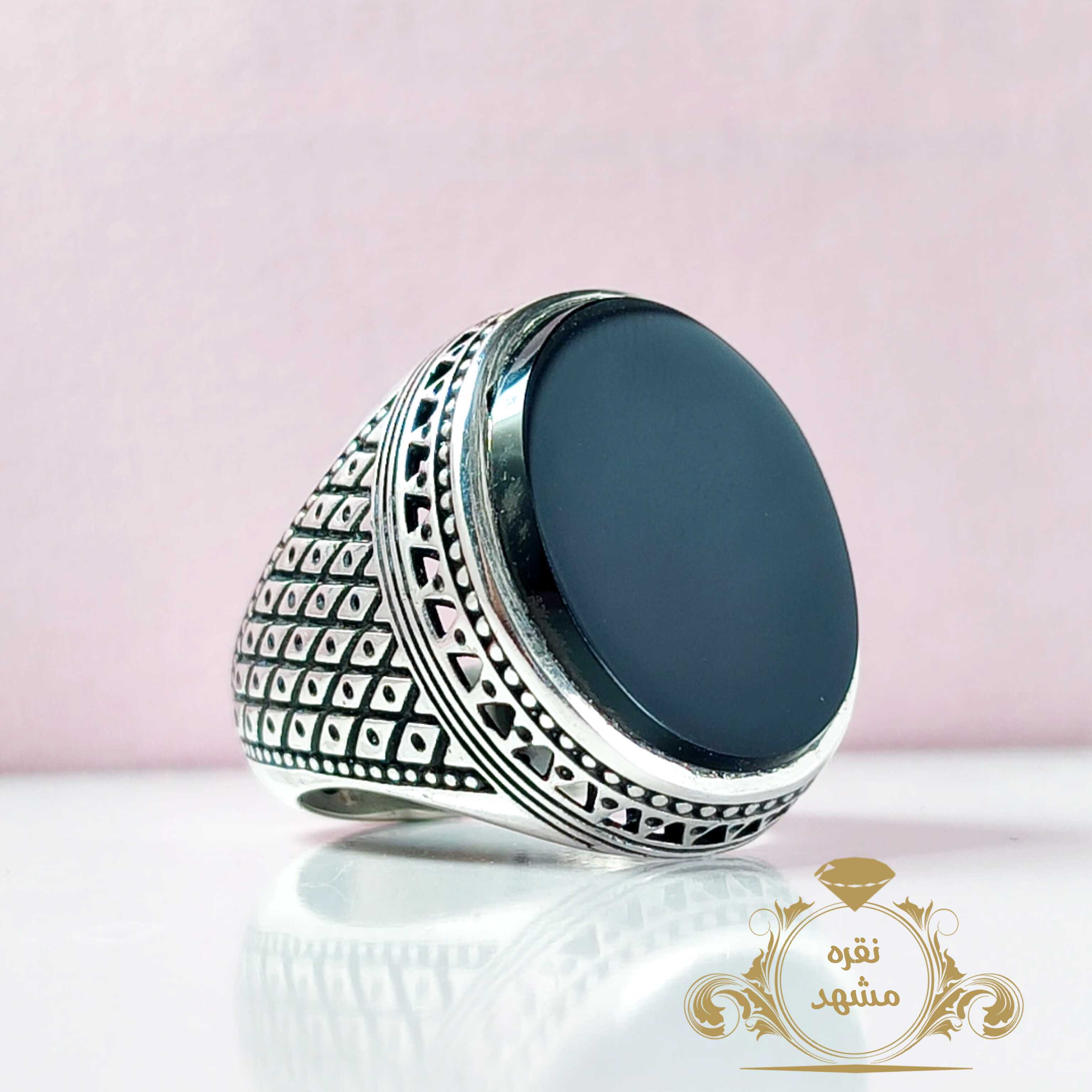 مردانه عقیق مشکی پر فروش